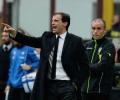 Coach Allegri sacked by 11th-placed Milan