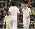 England pace bowlers impress in the rain