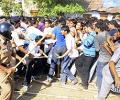 Fans clash with police outside Nagpur stadium 