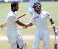 Two late wickets dent SA as India push for victory in first Test