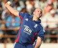 England draw first blood in high-scoring Rajkot ODI