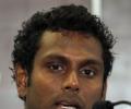 Mathews suspended for two ODIs for slow over-rate