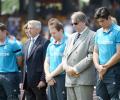 In Photos: England and Sri Lanka pay tribute to Hughes