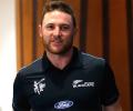 Brendon McCullum receives Sir Richard Hadlee Medal