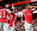 EPL: Slick Arsenal, Man United keep up chase of Chelsea