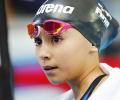 Only 10, she is the youngest ever at the World Swimming Cships!