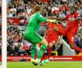 Multi-faceted Benteke impresses on Liverpool debut with all-round play