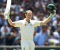 Adam Voges wastes no time in joining Australian greats