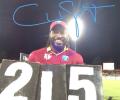 PHOTOS: Gayle double ton helps Windies overpower Zimbabwe