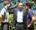 Australia PM Abbott defends Smith's tactics at MCG Test