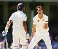 Starc's celebration gets no approval from captain Smith