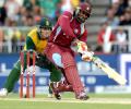 Du Plessis heroics in vain as West Indies win run-fest