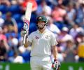 Ashes PHOTOS: Rogers hits 95 but England eye first innings lead