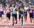 Amos tames Rudisha in 800 metres; Thompson strikes gold in 200m