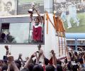 I-League champions Mohun Bagan return home to grand reception