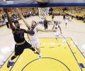 NBA: Cavs pushed to OT but beat Warriors in Game Two