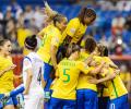 Women's FIFA World Cup: Marta breaks goal record as spectator presence scarce