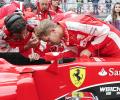 Ferrari shoulder blame for Vettel's missed podium