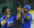 Raina's all-round show helps India thrash Bangladesh