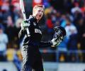 PHOTOS: Guptill hits record 237 as New Zealand sail into semis