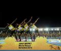 Bolt-less Jamaicans double up in relays as US men drop baton