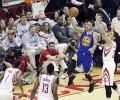 NBA: Warriors take 3-0 lead over Rockets in Western finals