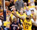 LeBron carries Cavs to OT win over Hawks, 3-0 series lead