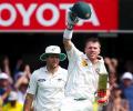 Warner, Khawaja slam centuries as Australia dominate Day 1