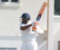 St Lucia Test PHOTOS: Ashwin, Saha lead India's recovery on Day I