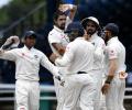 India bag early wickets before rain ends play early on Day 1