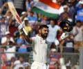 Mumbai Test: Skipper Kohli puts India in 'Virat' position