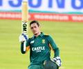 Record man De Kock, Amla strike tons to help Proteas sink England