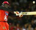 Gayle smashes 12-ball 50, equals Yuvraj Singh's World record