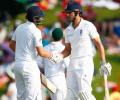 Centurion Park Test: Captain Cook steadies England after De Kock ton