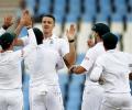 Rabada's double strike gives South Africa sight of victory