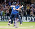 1st ODI: Plunkett hits last-ball six as England tie with Lanka