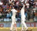 PHOTOS: Kohli, Vijay hit centuries as India dominate Day 1