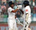 PHOTOS: Chandimal, Mathews tons fuel Sri Lanka fightback