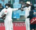 Lakmal vomits on field on Day 4 as Sri Lanka players mask up again