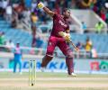 T20: Centurion Lewis makes mockery of India bowling as WI win by 9 wickets