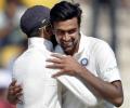 Stats: Ashwin matches Warne, Muralitharan