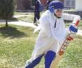 Kashmir's women cricketers pitch for equality -- in burqas and hijabs