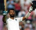 PHOTOS: Pujara's century keeps India afloat on Day 2