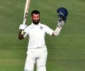 PHOTOS: Pujara rescues India with fighting century