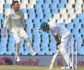 South Africa to chase 149 after Olivier's 11-wicket haul