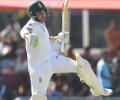 PHOTOS: Elgar scores unbeaten ton but Cummins makes it Australia's day