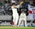 PHOTOS: Williamson stands up after England crumble for 58