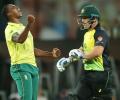 South Africa beat Australia in truncated one-off T20