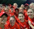 Women's WT20 PIX: Clinical England crush India to enter final