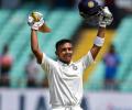 A ton on Test debut is result of Prithvi's grit